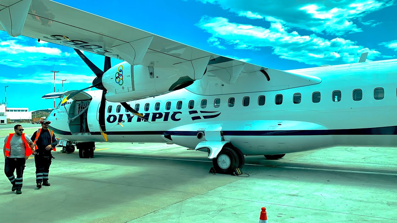 ✈ TRIP REPORT | Olympic Air ATR 72-600 | Athens to Kefalonia | A3292 | 07/04/24 | *Full Flight*