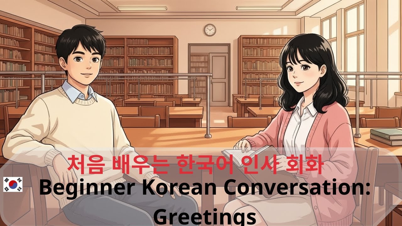 처음 배우는 한국어 인사 회화 |Korean Conversation: Introductions and Daily Life | 일상한국어회화배우 Korean for Beginners
