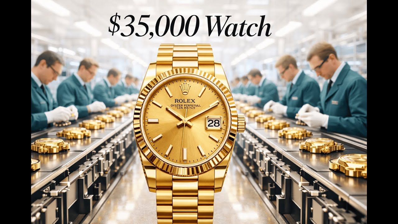 1 Watch = 1 Fortune: Behind the Making of a Gold Rolex