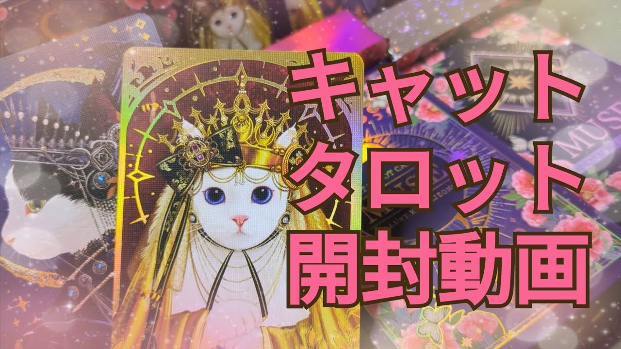 ミューズ　キャットタロットカード　開封動画