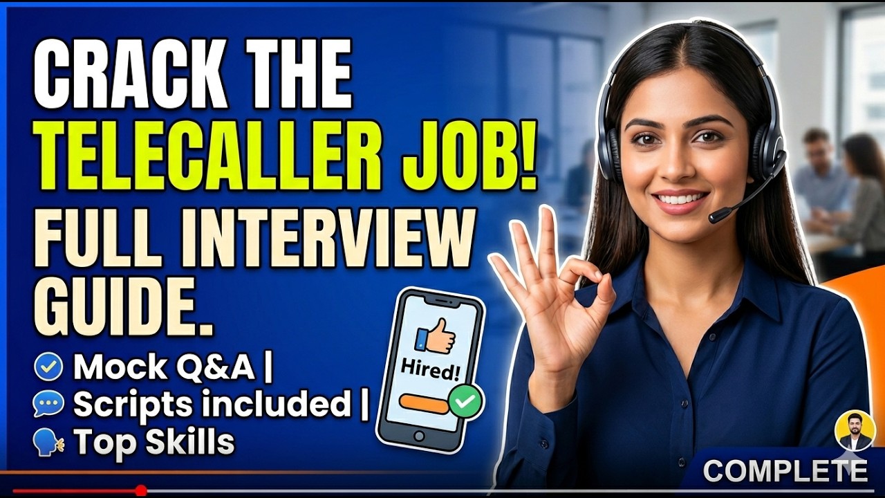 Tele caller Interview Details in Telugu| Job Creations