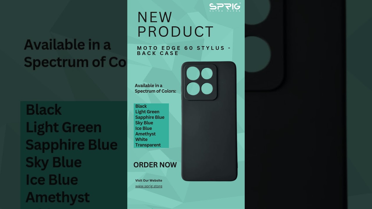 Moto Edge 60 Stylus Back cover&ndash; Premium Protection & Perfect Fit