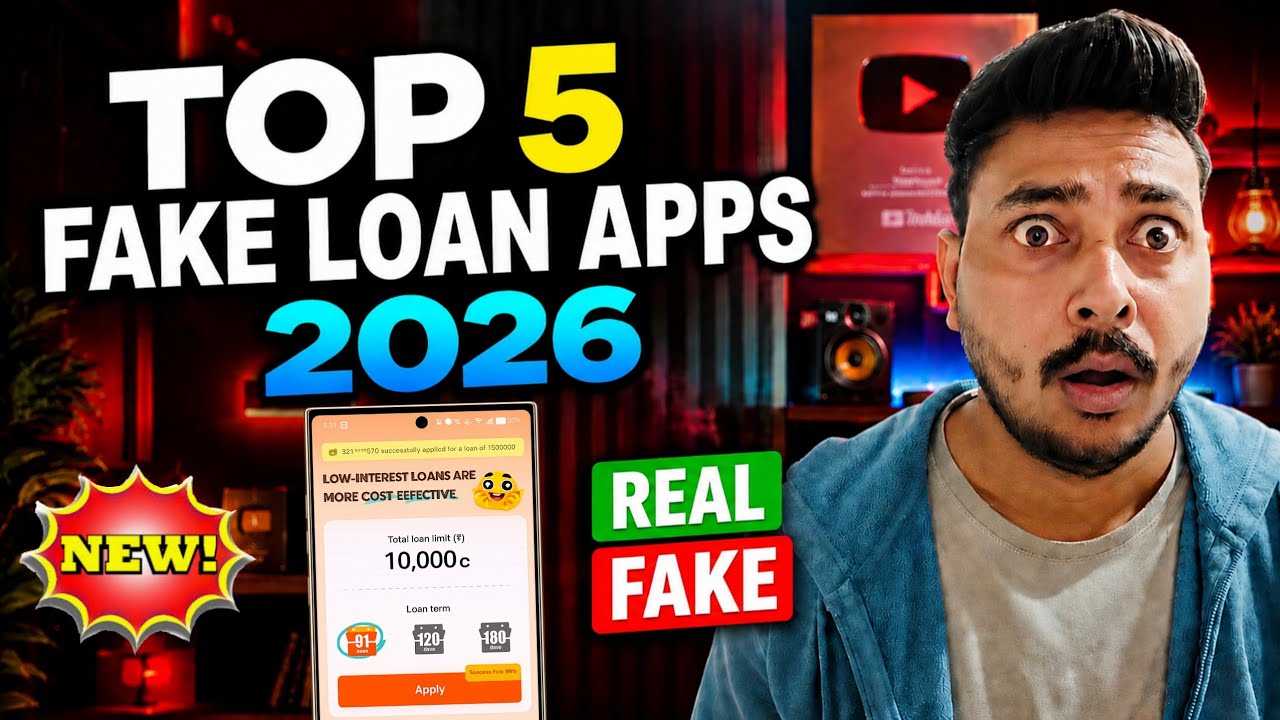 Top 5 Fake Loan Apps List 2026 🚨 | 7 Days Loan App Reality ✅ | Real vs Fake Full Truth