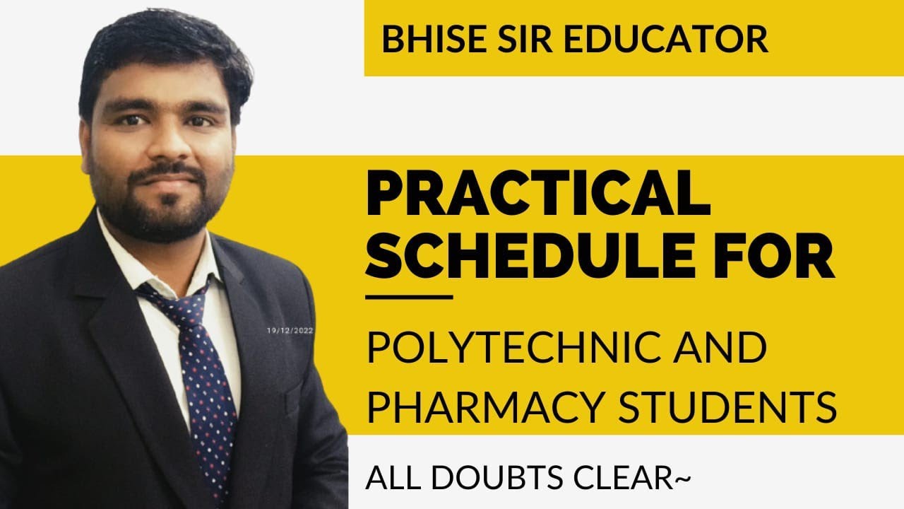 #msbte practical schedule for polytechnic and pharmacy students! All practical details समजून घ्या!