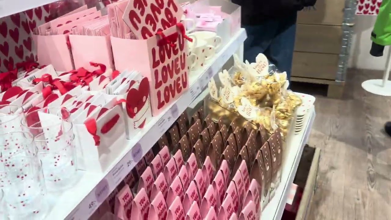 Shopping for my family before Valentine’s Day