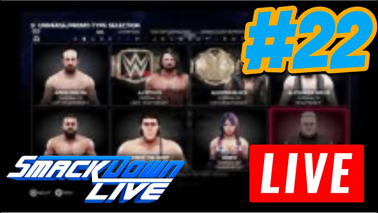 WWE 2K19 Smackdown LIVE  Ep 22: Demon Angel Monster vs AJ Styles PS4 LIVE Gameplay
