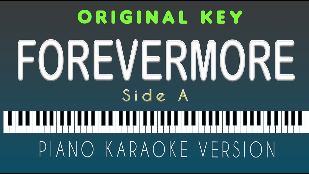 FOREVERMORE - Side A  |  PIANO HQ KARAOKE VERSION