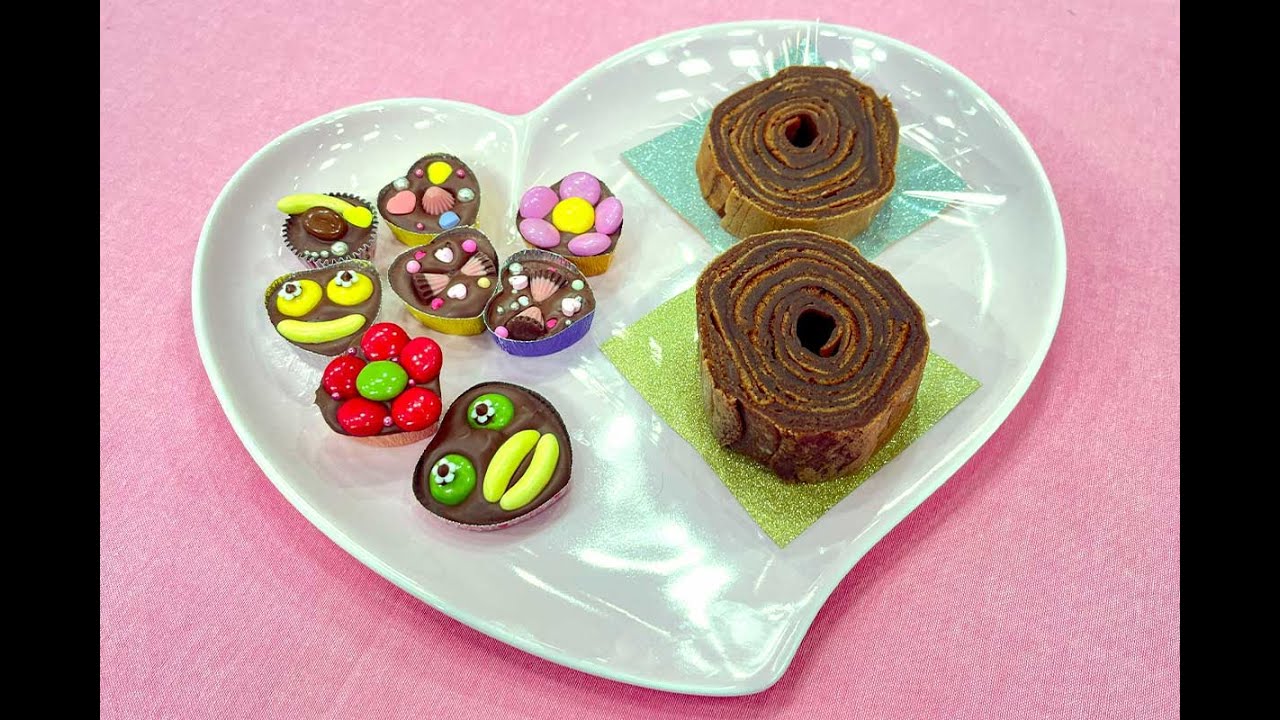 【レシピ】チョコバウムクーヘンとカラフルデコチョコ｜らくウマ☆キッチン（2026年2月6日放送）