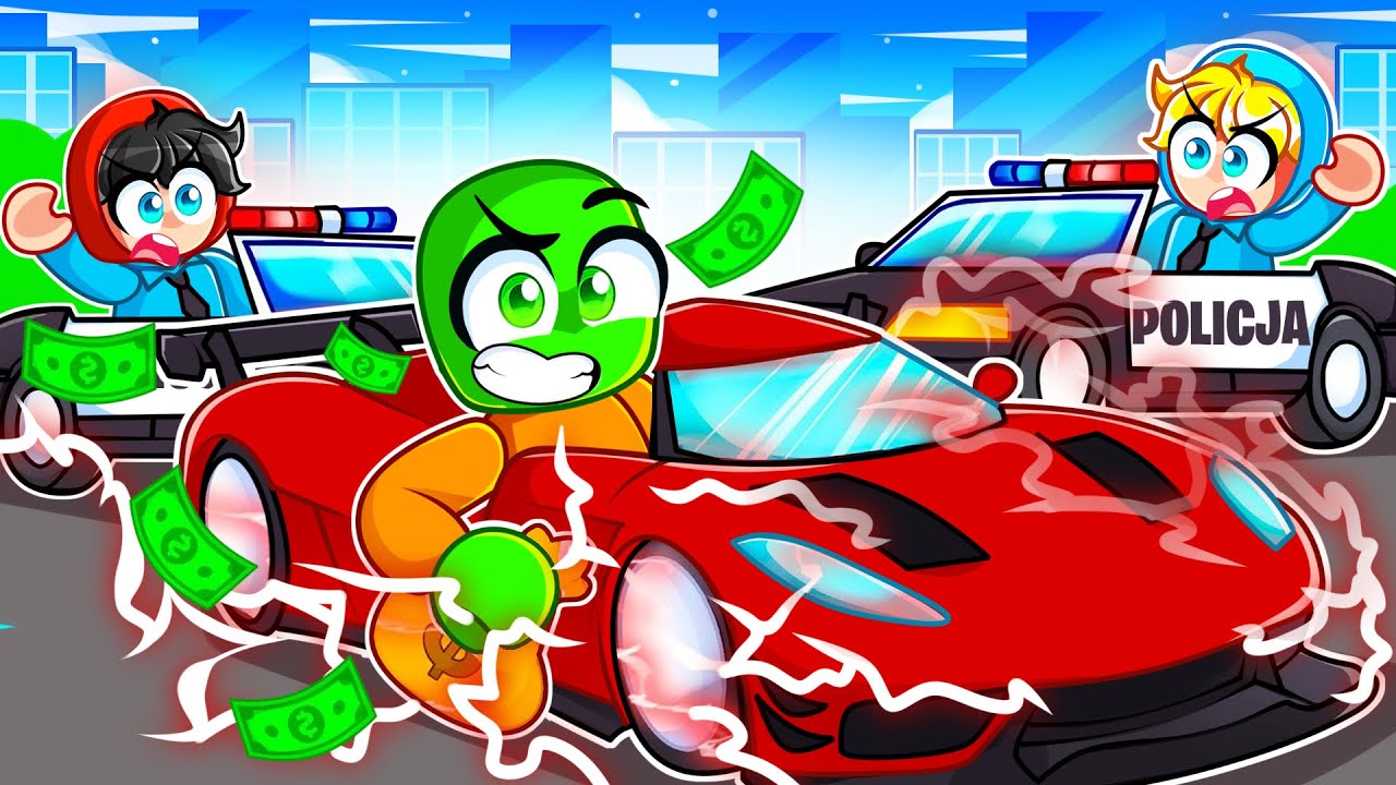 POLICJA GONI NAS w Roblox!