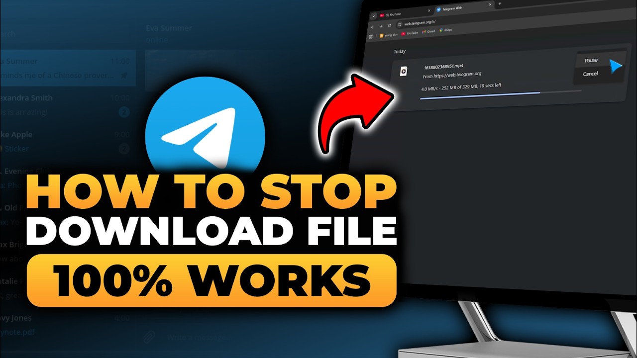 How To Stop Download File in Telegram (𝟮𝟬𝟮𝟲) | 100% WORKS | NO Yapping, To The Point! | FAST & EASY