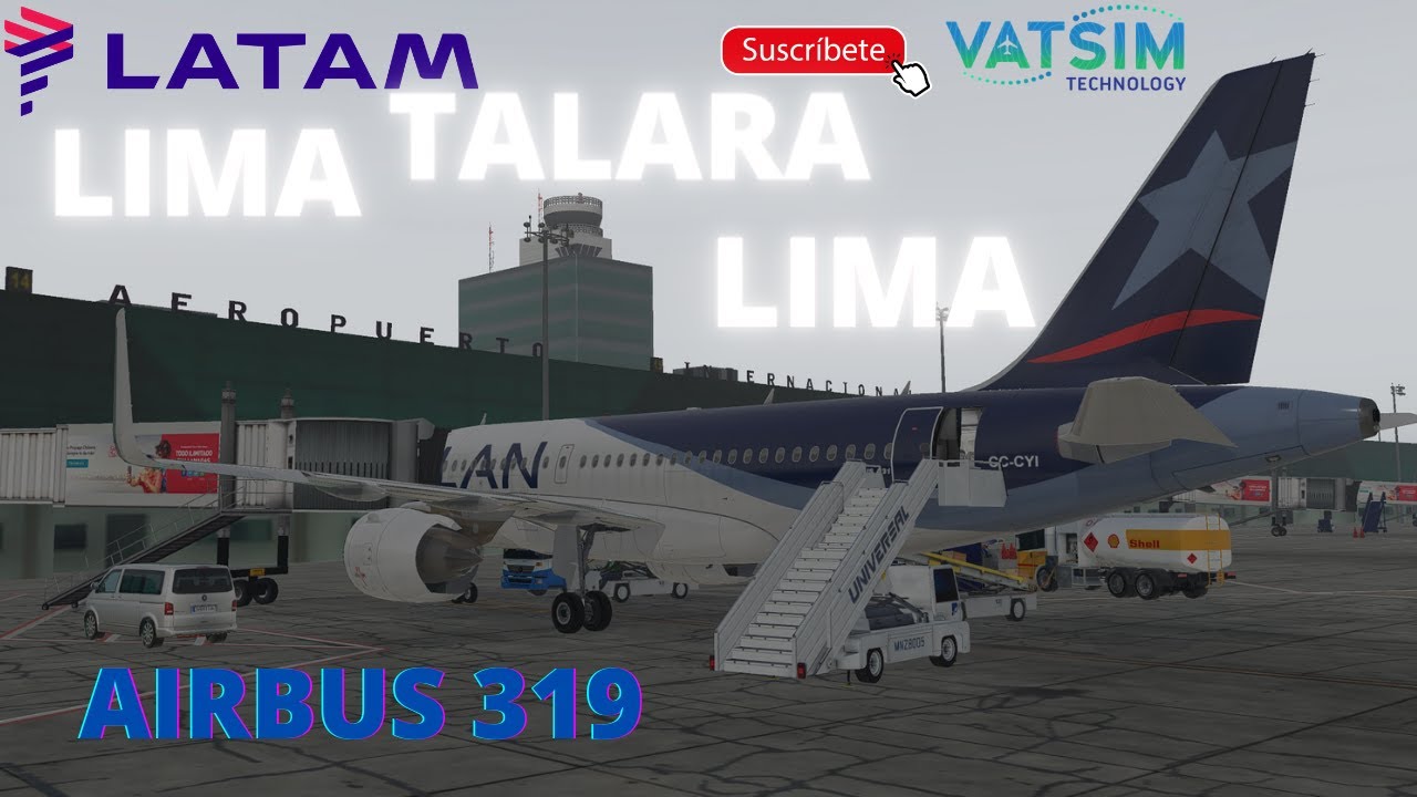 LIMA - TALARA - LIMA / LATAM / AIRBUS 319 / X PLANE 11