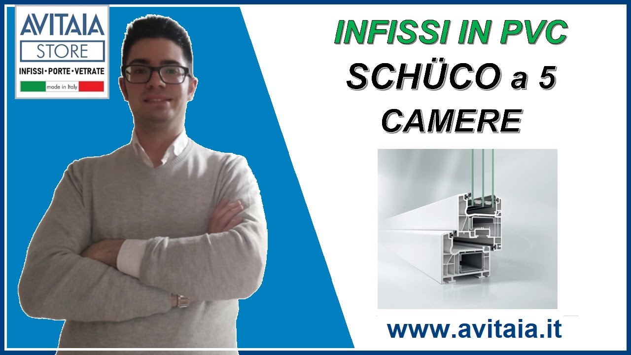 Infissi in PVC SCHÜCO | Sistema a 5 camere