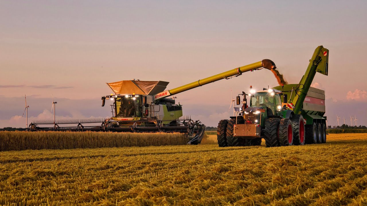 Getreideernte XXL - CLAAS Lexion 8900 und FENDT 942 auf Zwillingen!! | H&W Ackerbau GbR (4K)
