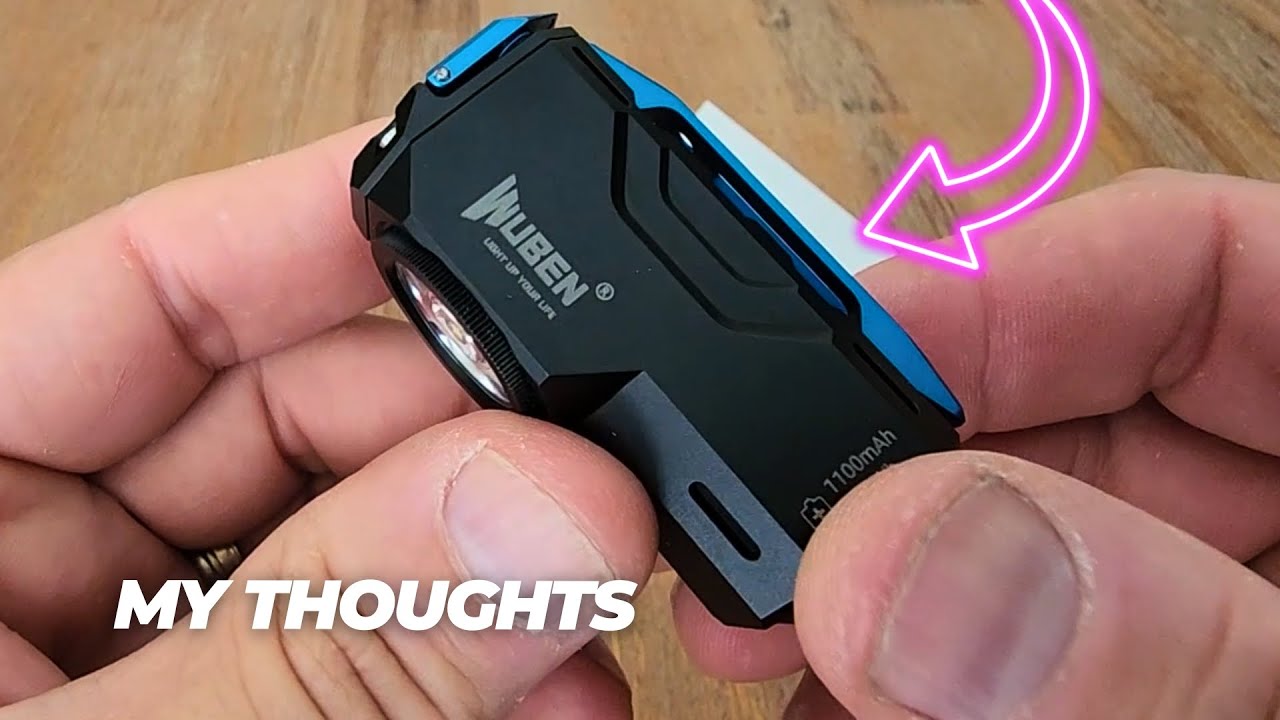 WUBEN X0 Mini Rechargeable Flashlights, 900 Lumens Pocket EDC Super Bright Small LED Magnetic