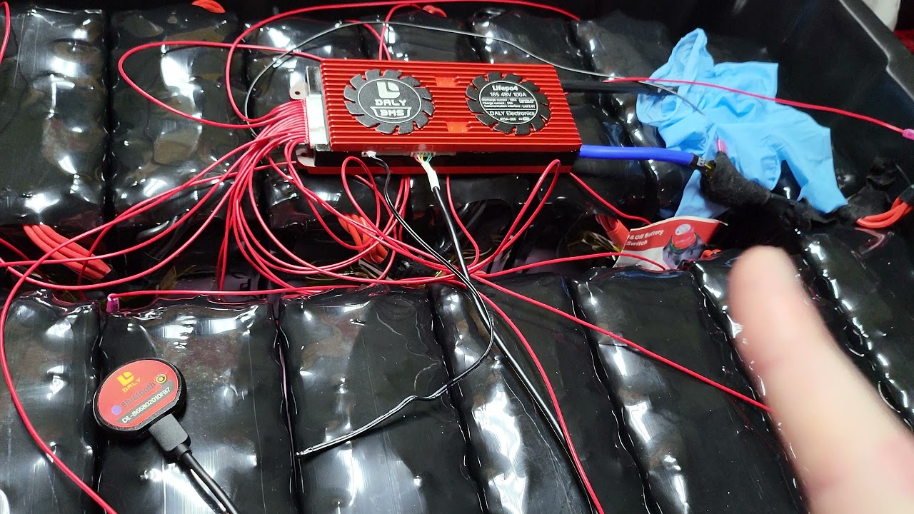 Battery Hookup Lifepo4 battery Module 48V house battery build Part 3