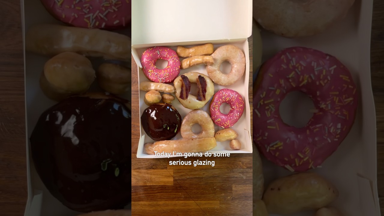 The Donut Glaze is crazy