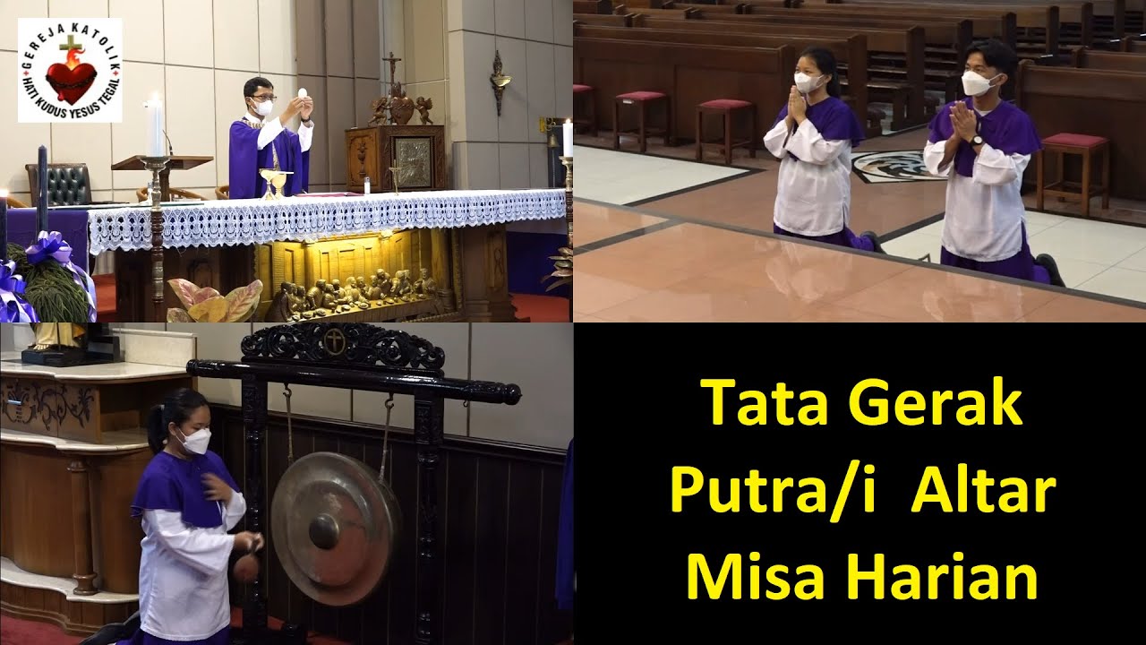 Panduan Tata Gerak Putra/i Altar - Misa Harian