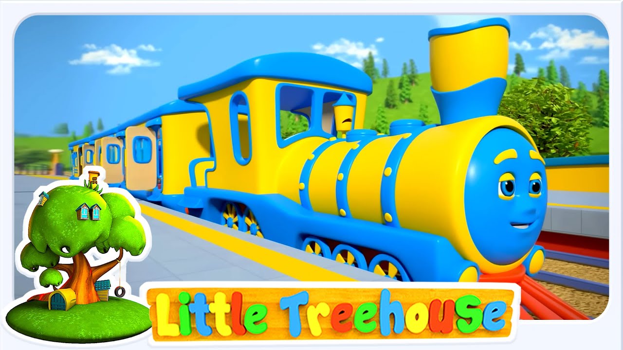 Wheels On The Train + More Cartoon Rhymes & Baby Songs for Kids