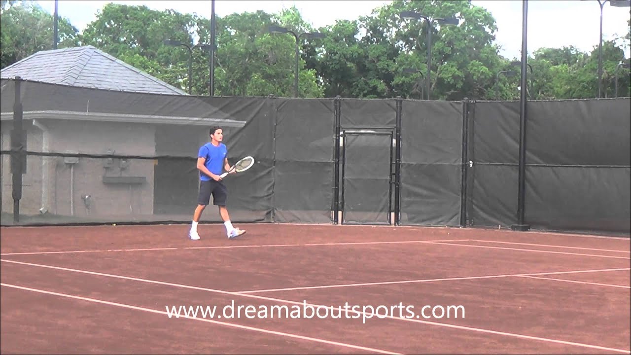 Nicolas Almagro practice at Men's clay court tournament