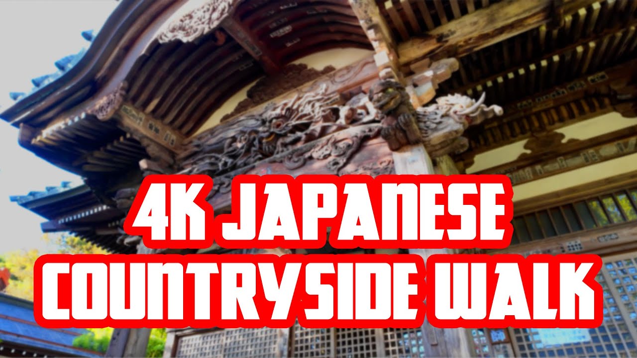 Peaceful JAPANESE COUNTRYSIDE WALK 🇯🇵 Yamanochi to Shibu Onsen | 4K | Binaural Sound