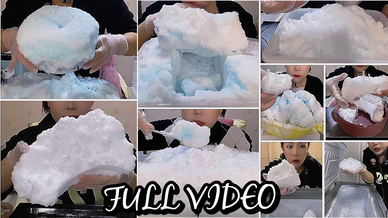 ♦️ICE QUEEN'S 🎊 SQUEAKY & SOFT🍚FR0ST😋 ICE EATING 🧊 COLLECTION♦️