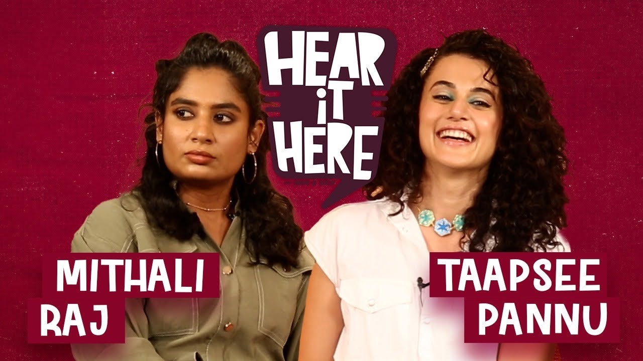 Taapsee Pannu And Mithali Raj Interview Full Episode | Hear It Here with Sudhi & Suchi Podcast | B4U