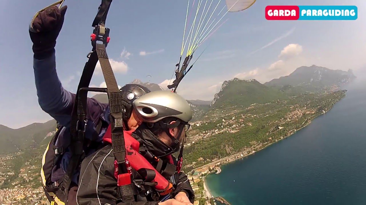 Elia-Alberto-Alef & Eros 30/04/16 Parapendio Biposto Lago di Garda - Toscolano Maderno - Salò