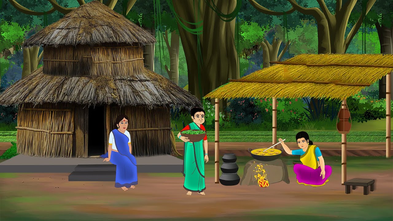 तीन बहनों का एक बड़ा घर | Hindi Story | Hindi Kahaniya | Moral Stories | cartoon story