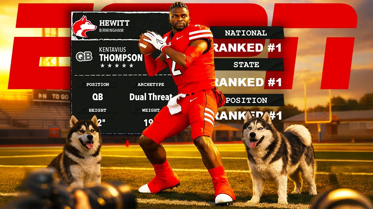 The #1 QB IN THE NATION FIRST GAME IN HIGH SCHOOL AS A SENIOR! College Football 26 Road to Glory