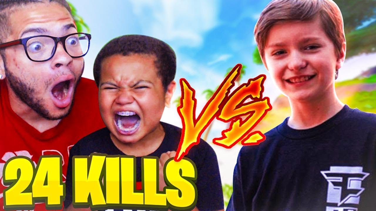 MY LITTLE BROTHER BREAKS HIS PERSONAL RECORD KILLS! 24 KILLS! CALLS OUT FaZe H1ghSky1 (FORTNITE BR)