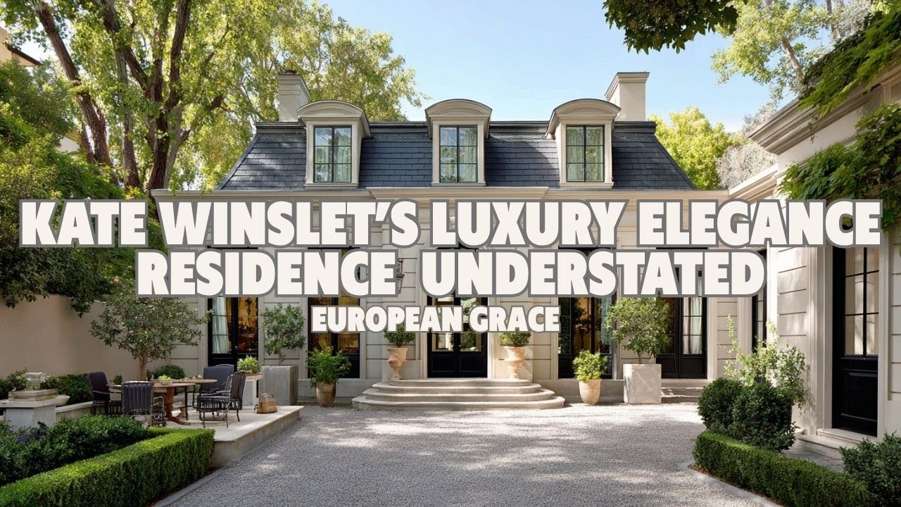 Kate Winslet’s Luxury Elegance Residence  Understated European Grace