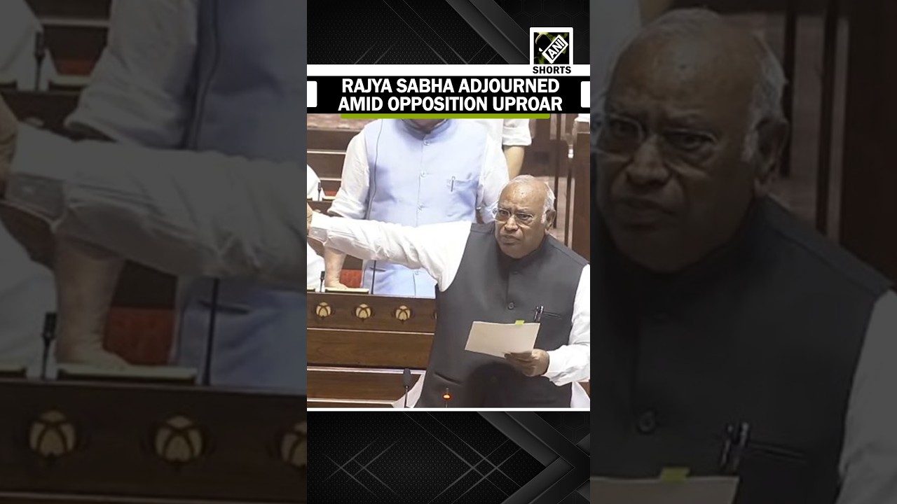 WATCH! Rajya Sabha proceedings adjourned amid massive uproar by opposition MPs