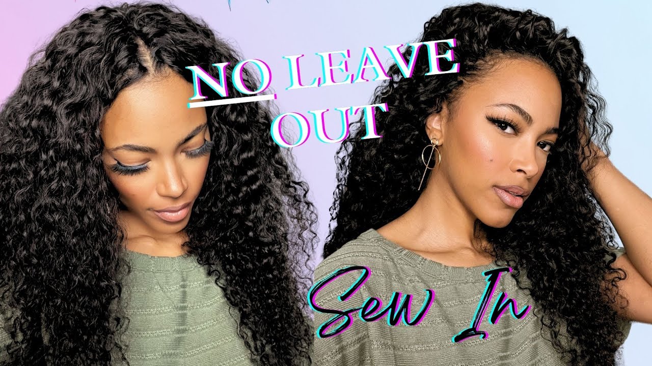 NO LEAVE OUT Sew In w/ Middle Part | Jasmine Defined