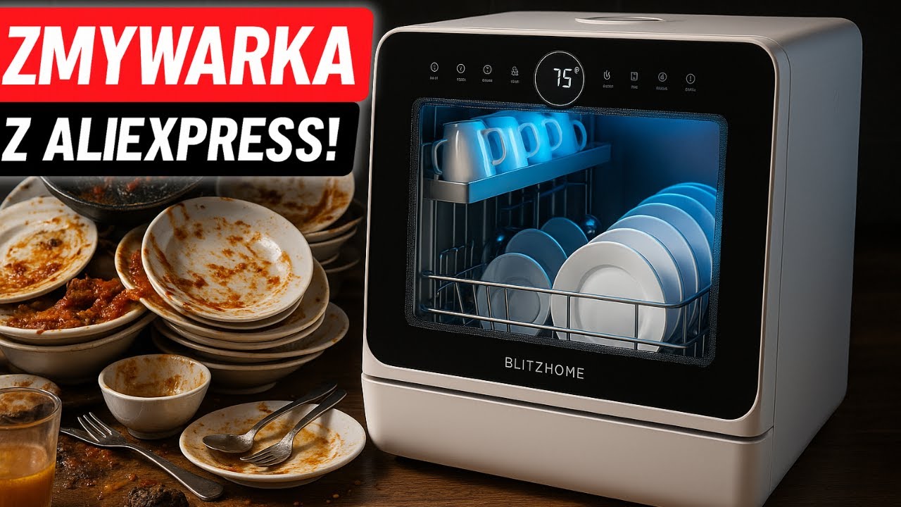 Zamówiłem ZMYWARKĘ z AliExpress – i działa lepiej niż myślałem!