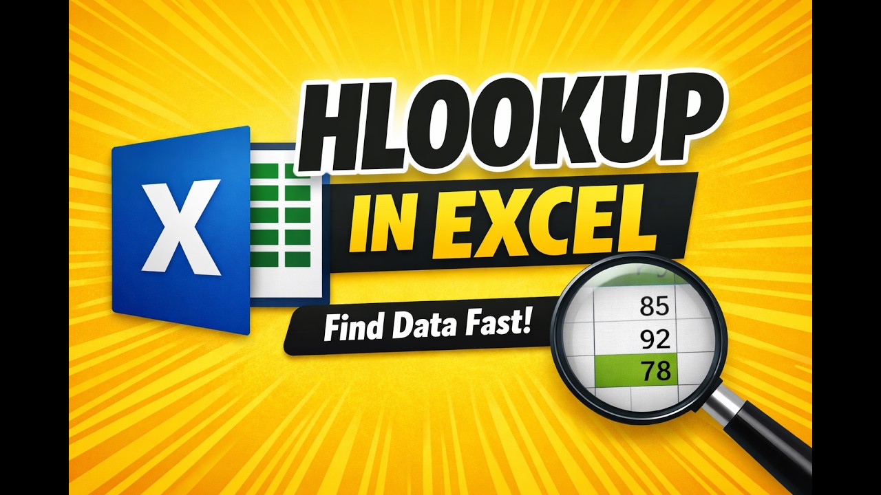 HLOOKUP in Excel Explained in 5 Minutes (Beginner to Pro)