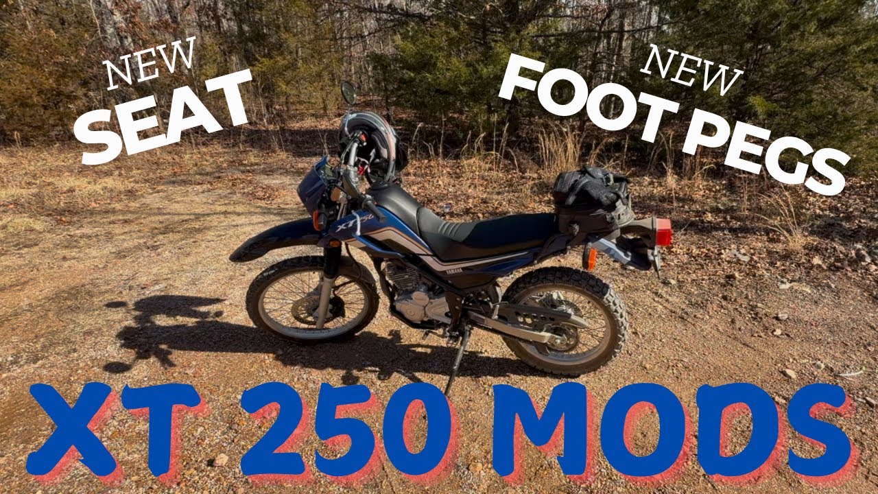 2017 Yamaha XT 250 MODS Test Ride