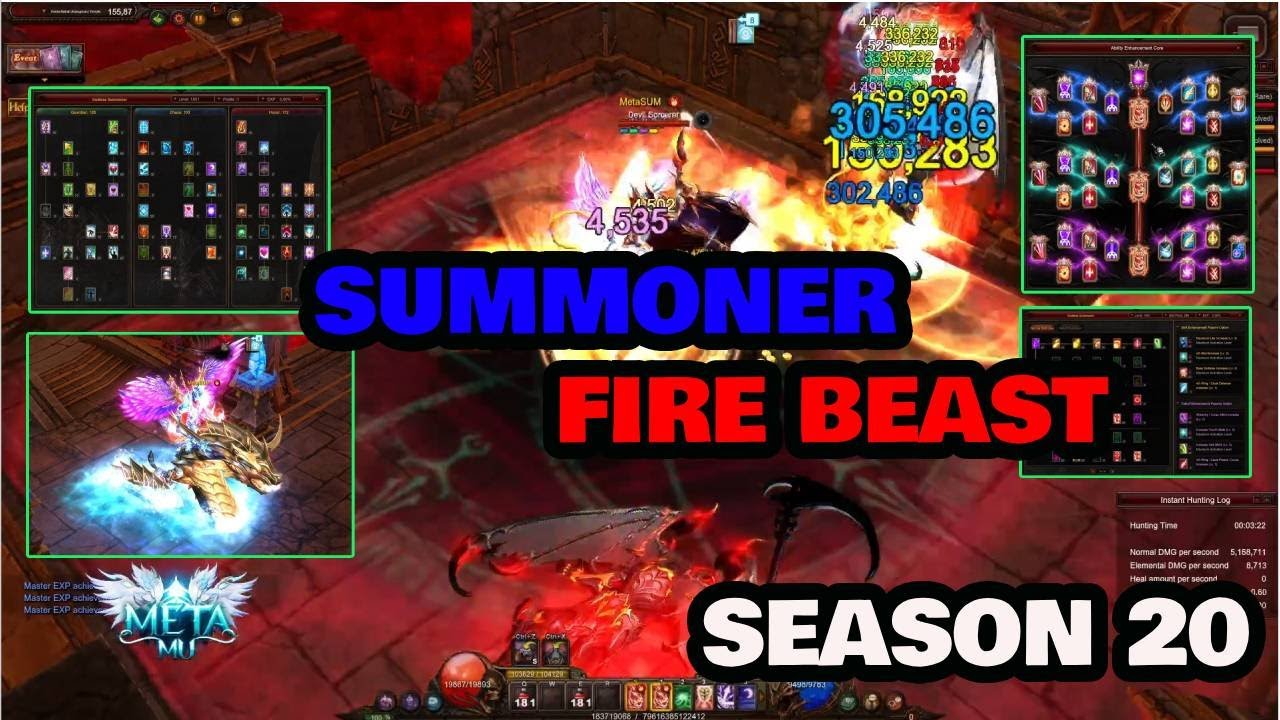 MU Online Season 20 #16:  Build Summoner Frie Beast Skill | Sát Thương Cực Khủng Hay Quá Yếu?