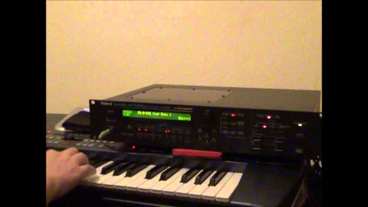 Roland JV 1080 Preset Bank B - 18   Slap Bass 1
