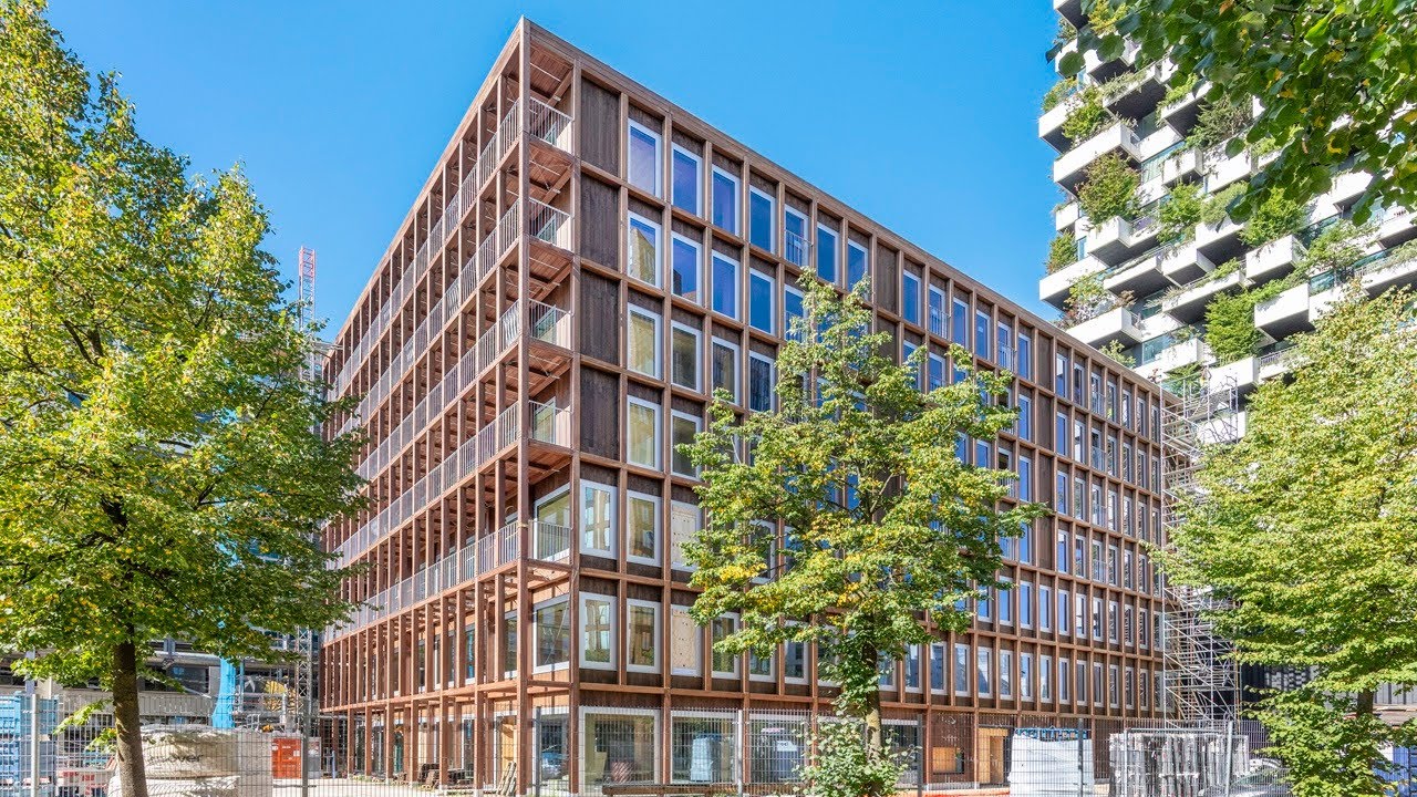 Matchbox, Strijp-S in Eindhoven: Zevenlaagse woningbouw in hout