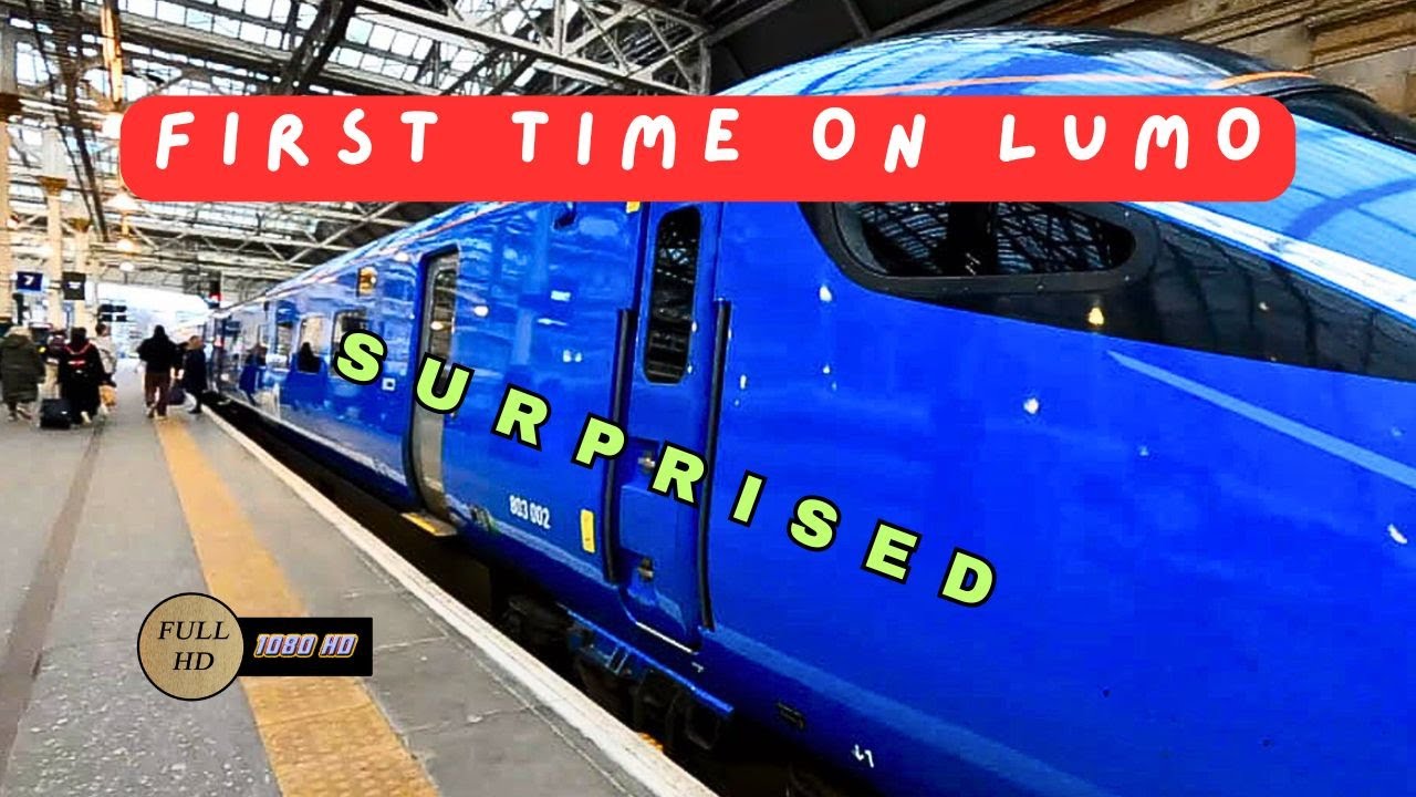 Edinburgh to London with Lumo  Rail Train journey Scotland England UK