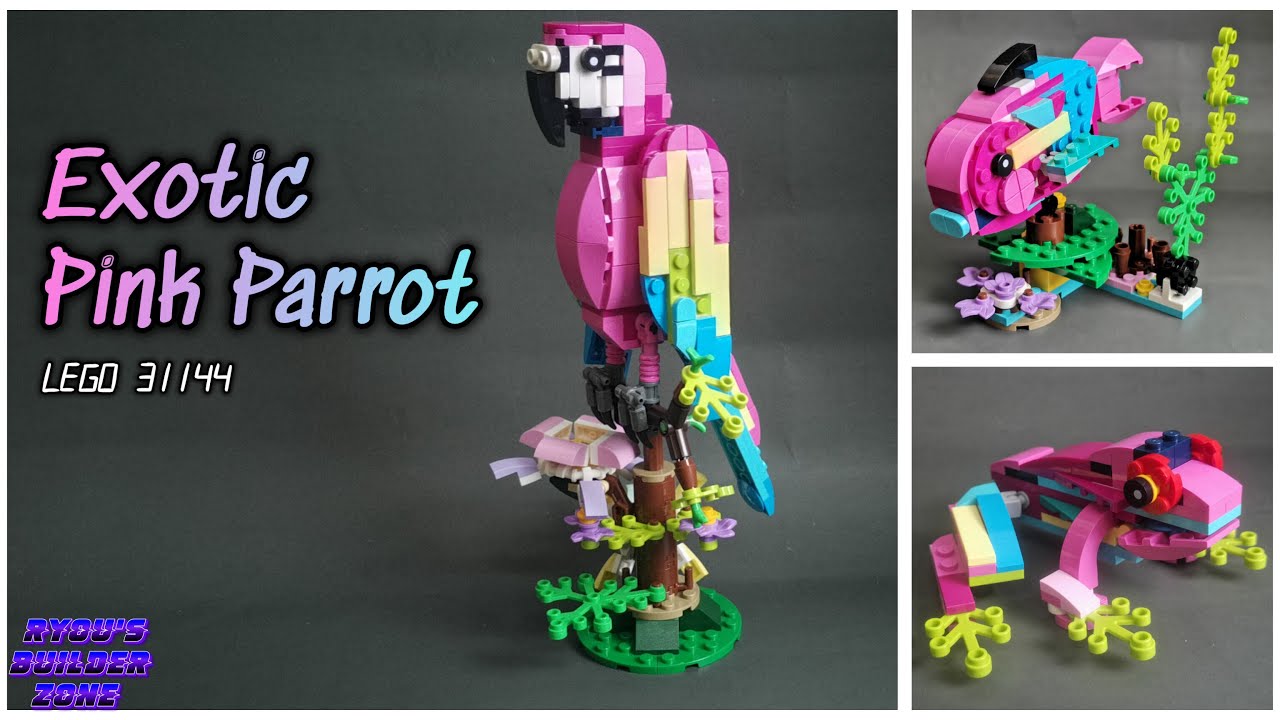 LEGO 31144 Exotic Pink Parrot - Creator 3-in-1 | Speed Build | Project L