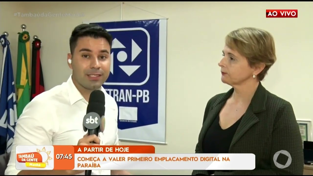 Emplacamento de carros pode ser feito pela internet na PB; saiba como - Tamba&uacute; da Gente Manh&atilde;