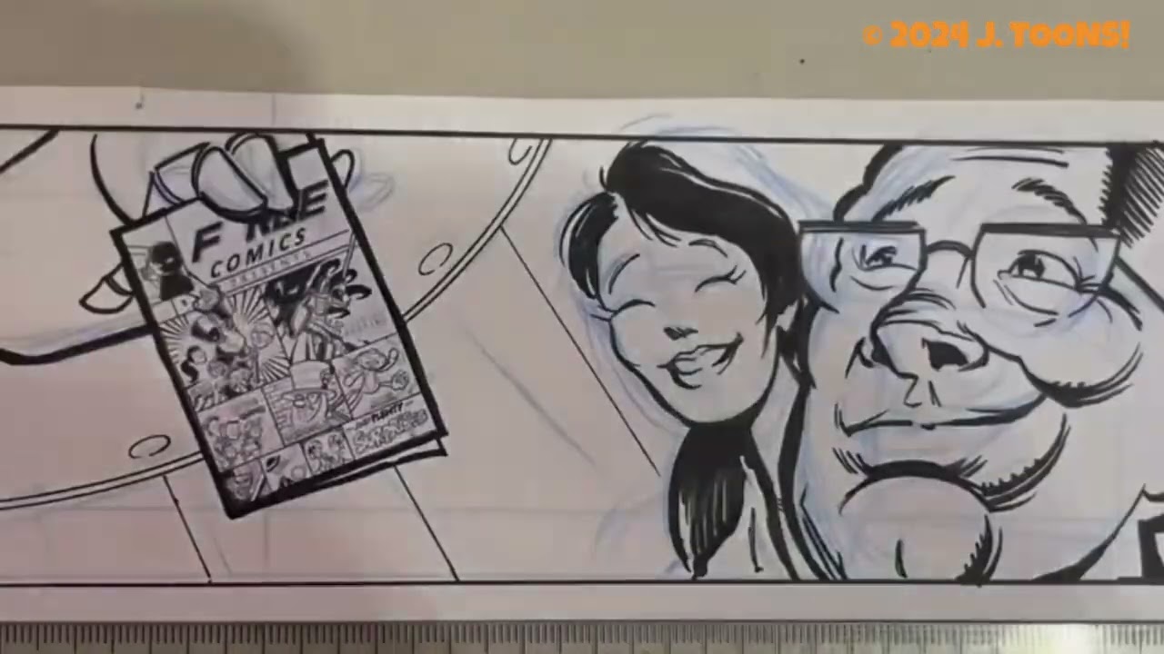 Using Zipatone! #jtoons! #screentones #zipatone #letraset