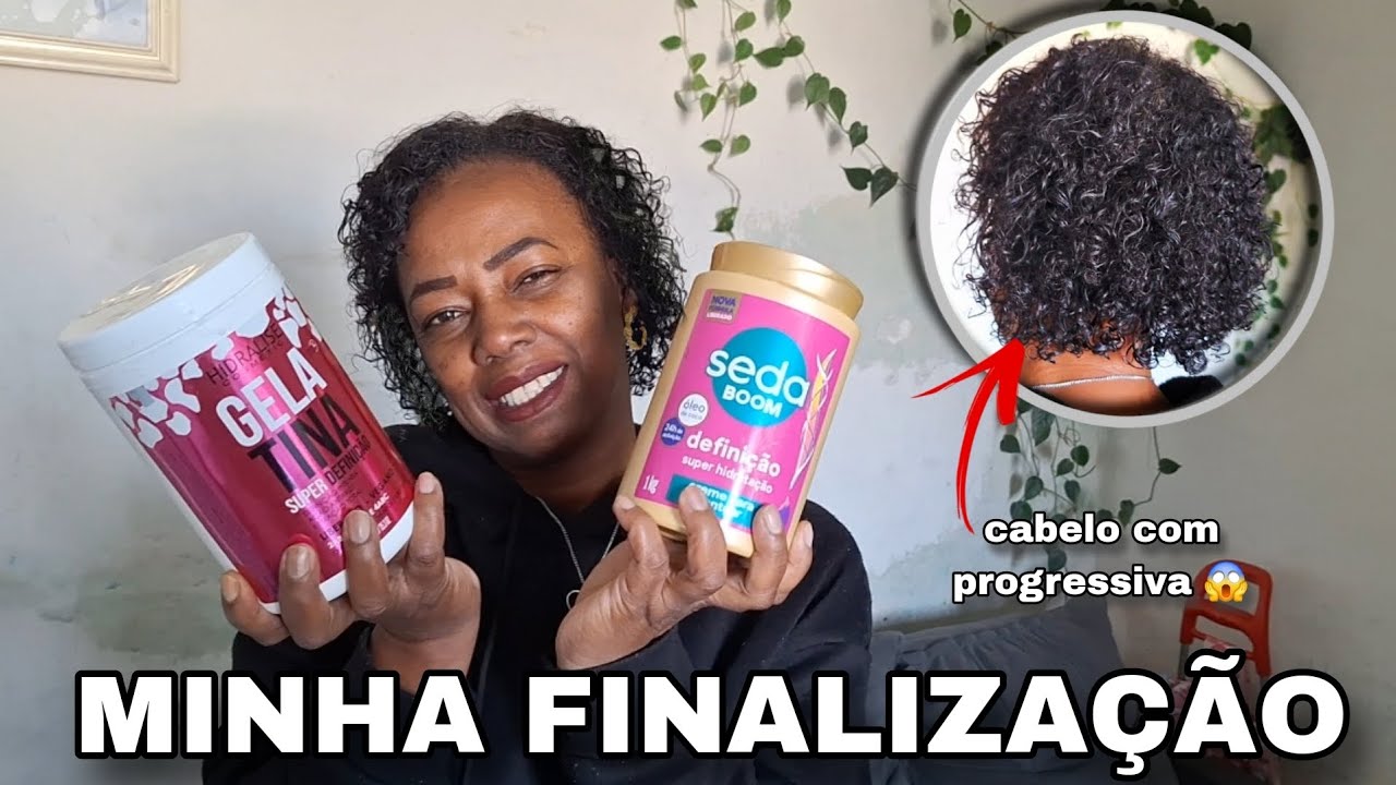 FINALIZANDO MEU CABELO CRESPO 4C COM PROGRESSIVA | LOJINHA DE UTILIDADES + COMPRAS