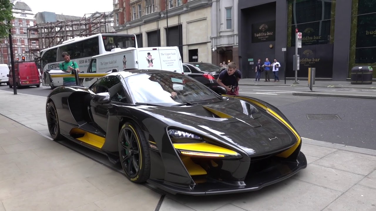 The first Mclaren Senna in London OMG!