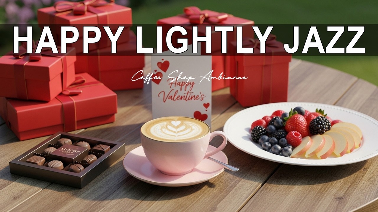 Happy Lightly Jazz ❄️ Cozy Coffee Jazz for Study, Work and Calm Winter Relaxation
