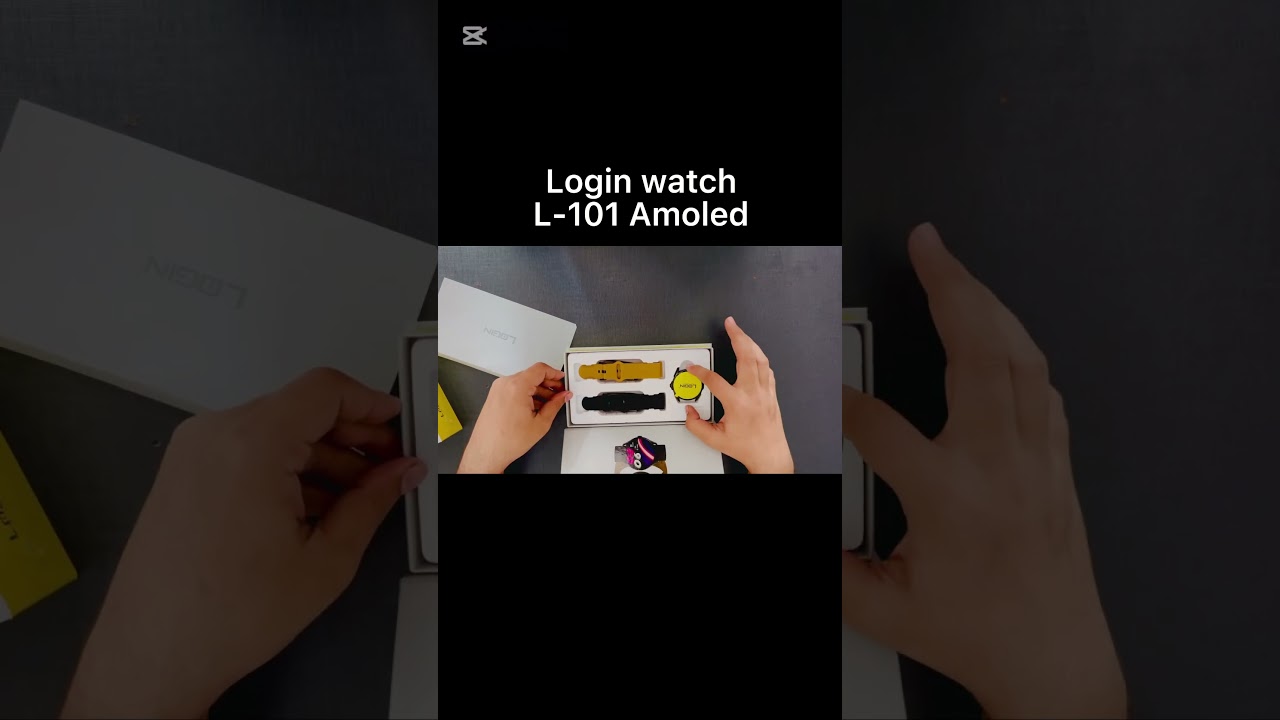 Login watch L-101 Amoled 😎 #smartphone #boxpack #unboxing