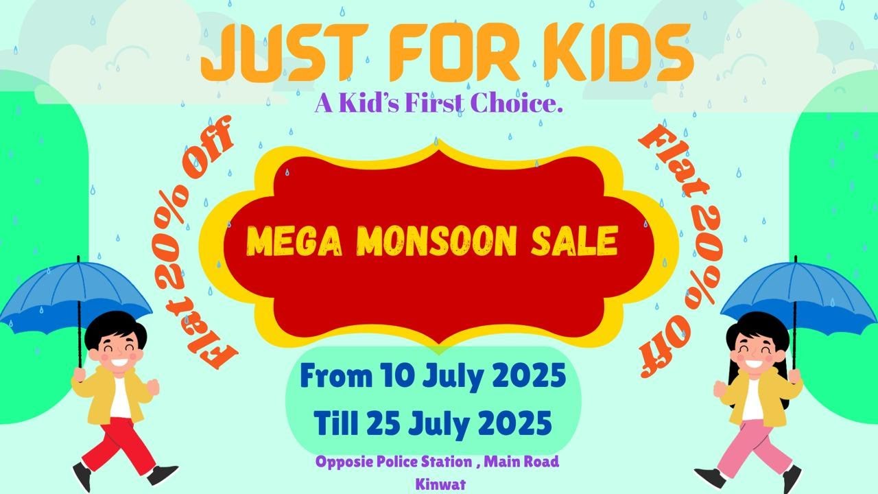 Just For Kids Monsoon Sale