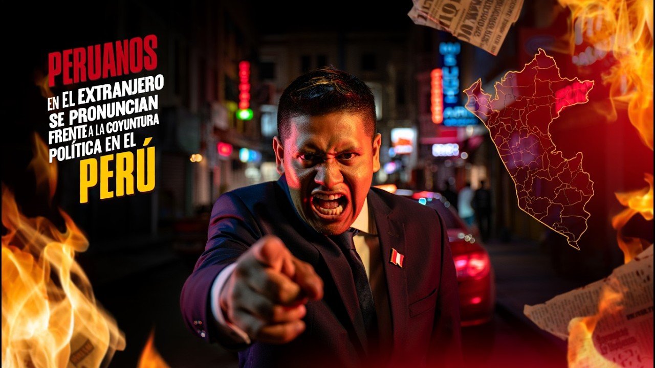 PERUANOS EN EL EXTRANJERO SE PRONUNCIAN ANTE LA COYUNTURA POL&Iacute;TICA DEL PER&Uacute;