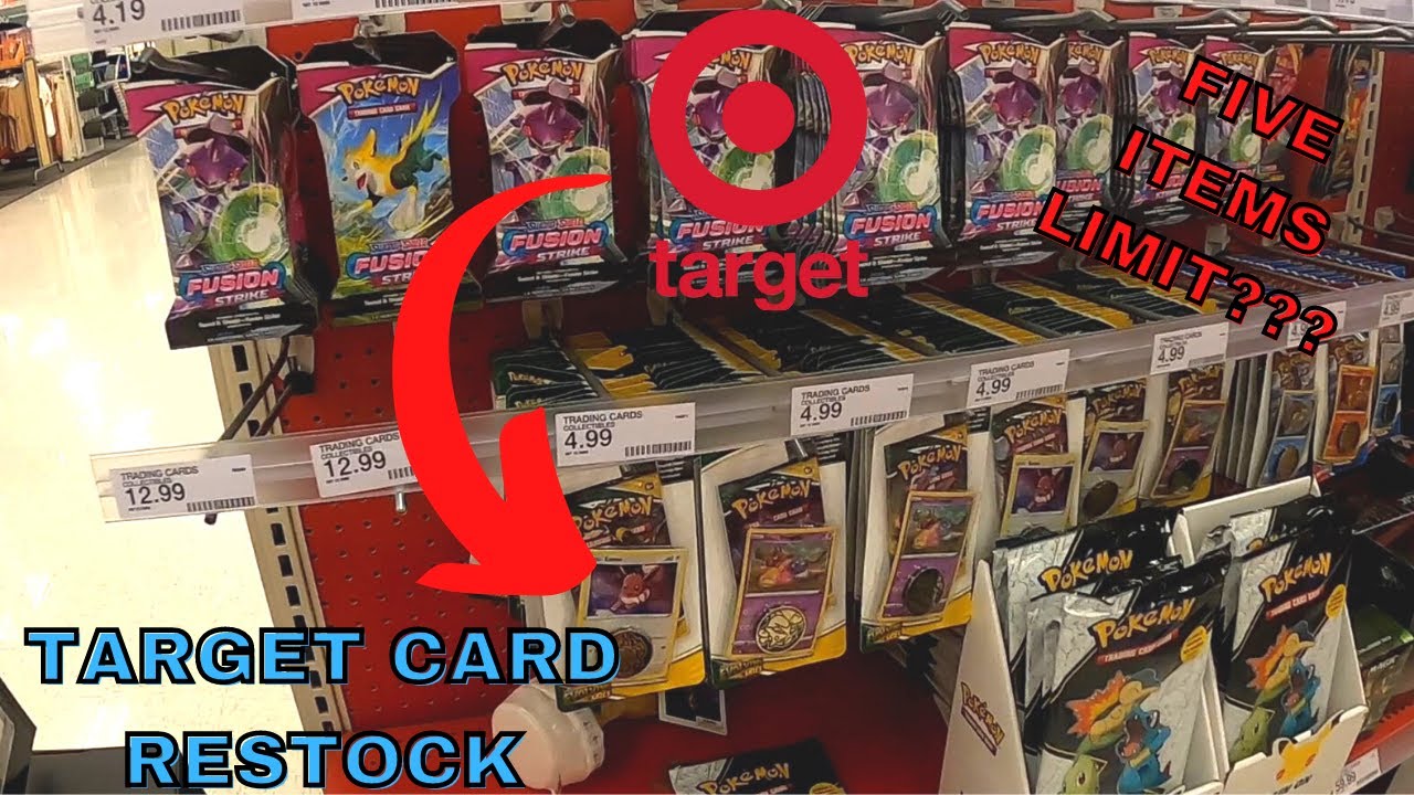 *NEW* Target Pok&eacute;mon Cards and Sports Cards restock!! [FIVE LIMIT PER COSTUMER!!]
